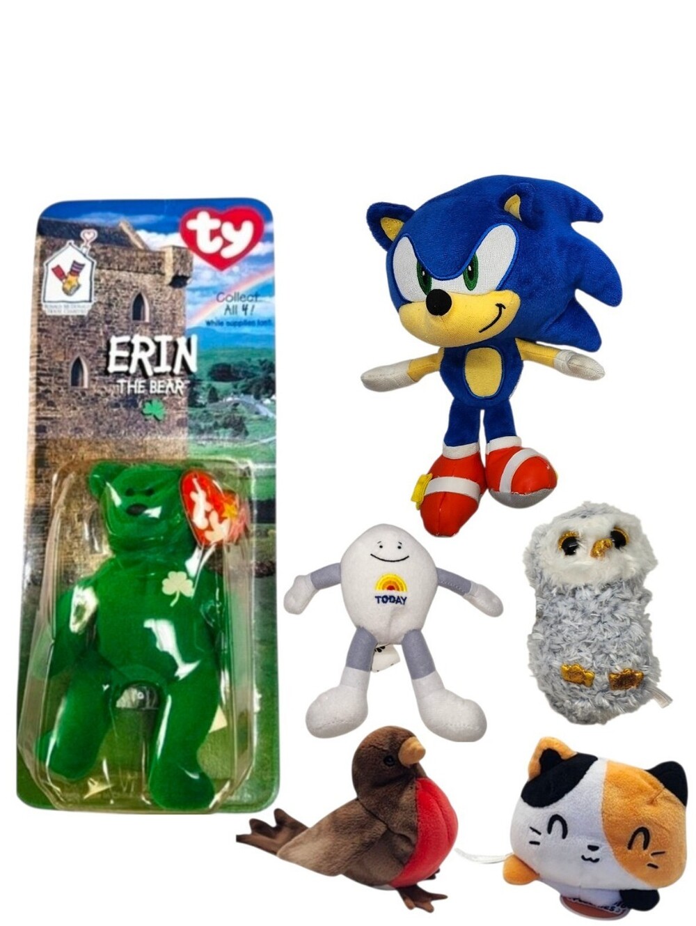 6pc Small Stuffed Animal Set